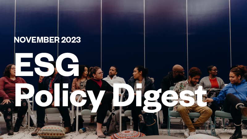 ESG Policy digest
